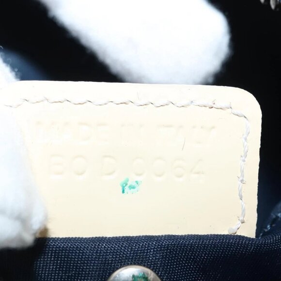 Christian Dior Trotter Canvas Shoulder Bag Navy Auth 147633 - Picture 10 of 16